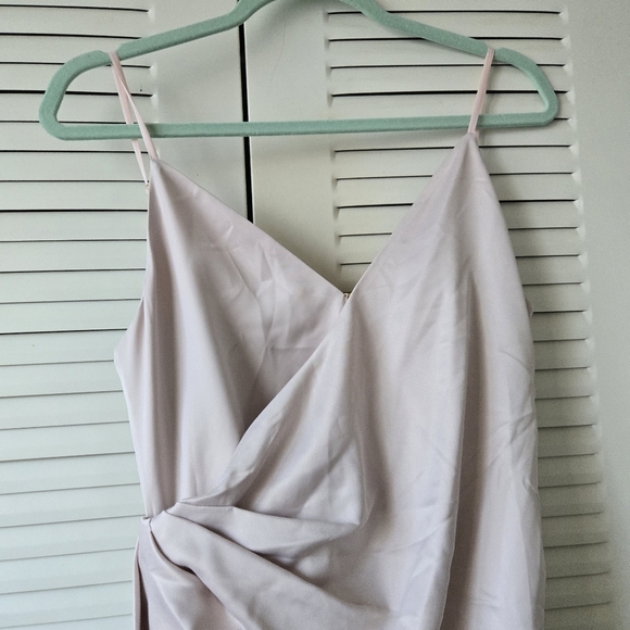 Babaton Spades Wrap Dress Nude Size 8 #024 - Picture 3 of 11